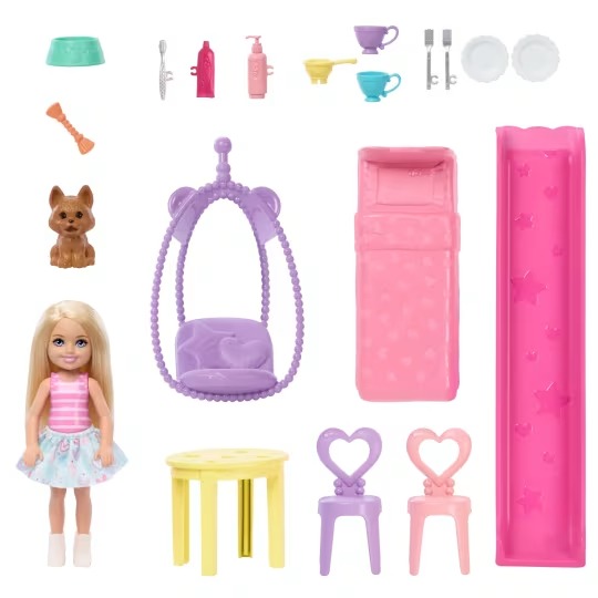 JFW49 - Barbie - La Maison Transformable de Chelsea avec Accessoires