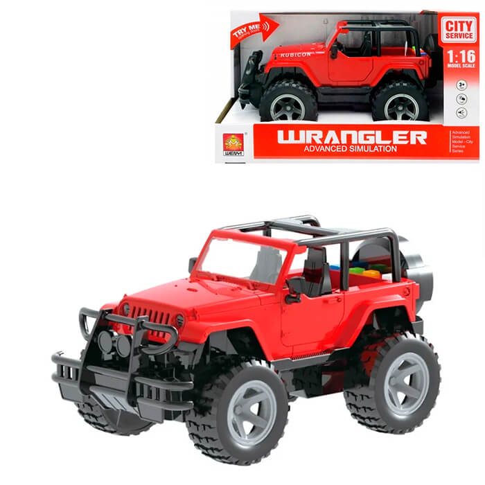 Voiture Tout-Terrain avec son et lumière 1:16 WY390A