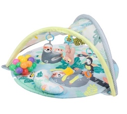 Qkids-Tapis d’éveil Jungle Turquoise AR04287