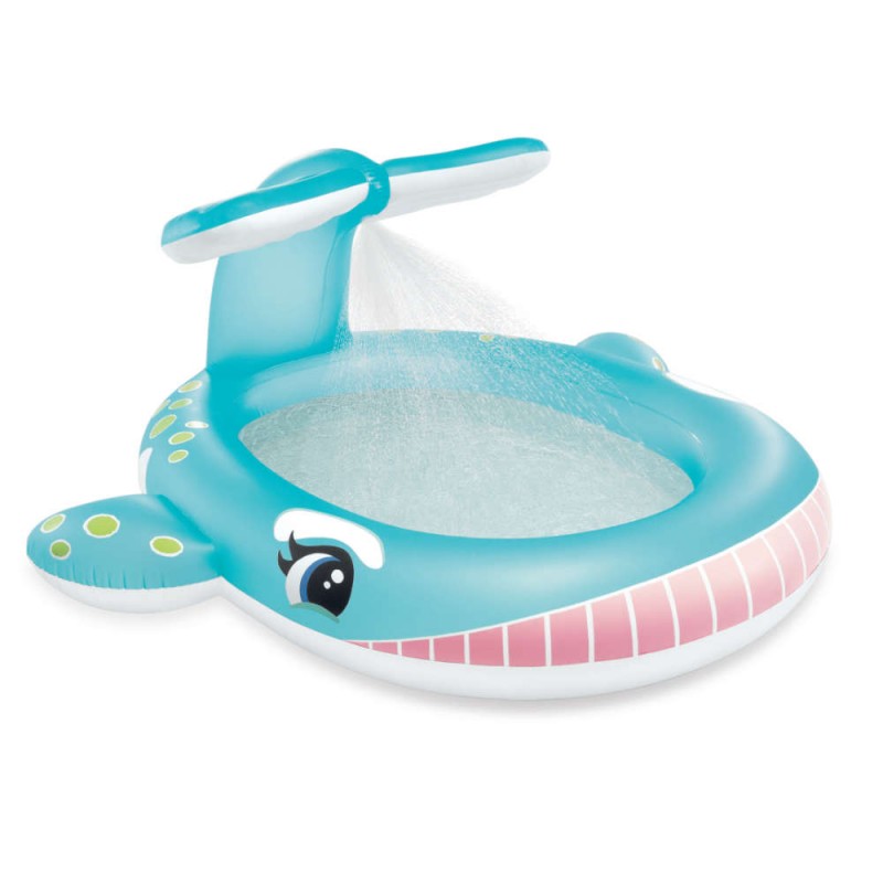 Intex-Piscine gonf balaine fontaine 57440