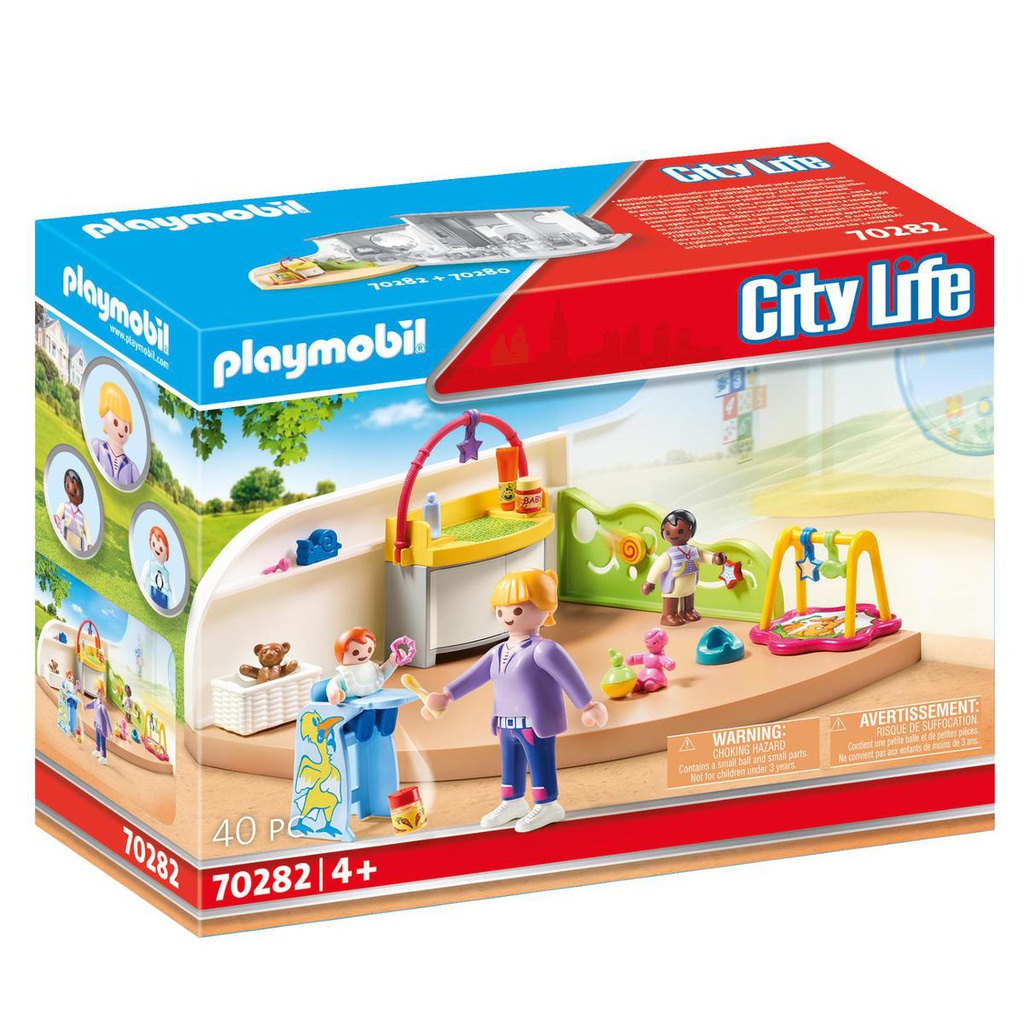 Playmobil - City life-Espace crèche pour bébé 70282