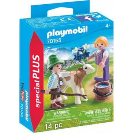 Playmobil-Enfants et veau 70155