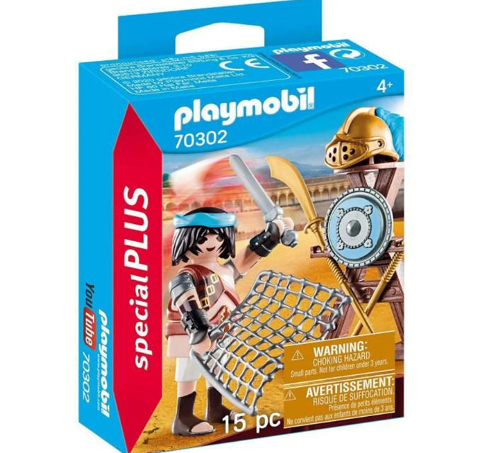 Playmobil-Gladiateur et armes 70302