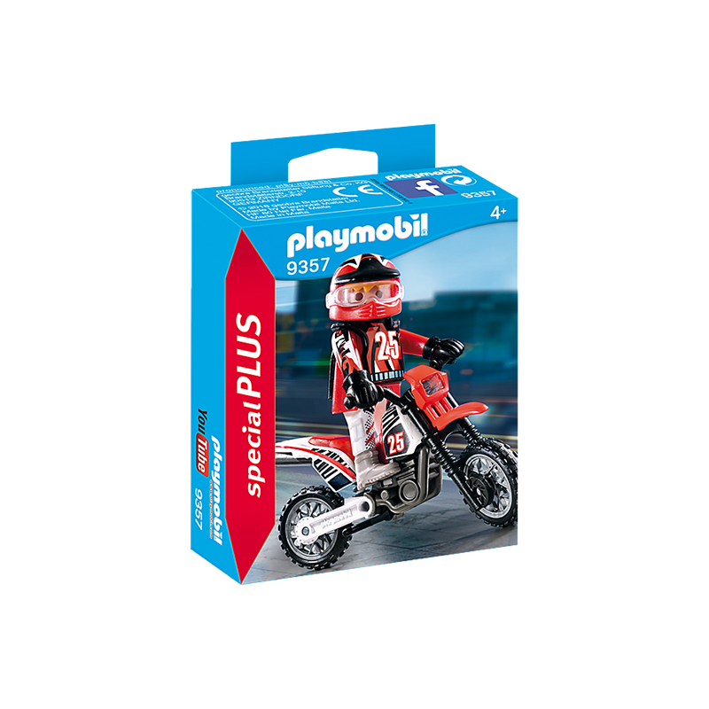 Playmobil-Pilote de motocross 9357