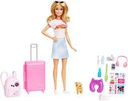 Barbie en Voyage avec Chiot et Accessoires HJY18