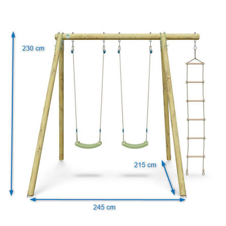 Trigano Portique en bois Tridou 2 2m30 J-15359P6