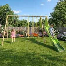 Portique bois poutre métal 2,30 m Techwood KAHECO J-17782P4