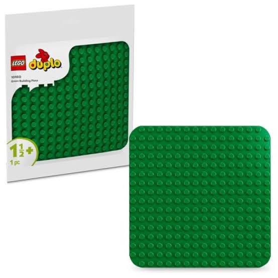 LEGO DUPLO Plaque de construction verte 10460