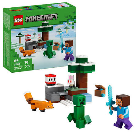 LEGO Minecraft Les aventures de Steve dans la taïga 21583