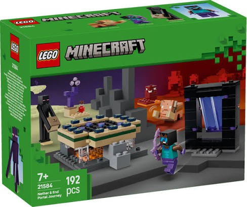 21584 LEGO Minecraft Voyage à Travers les Portails du Nether et de l'Ender