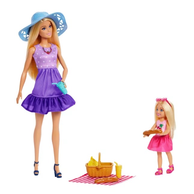 Barbie Famille et Amis — Coffret 2 poupées JBF43