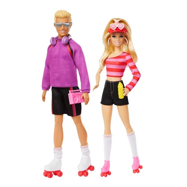 Barbie Coffret Barbie Et Ken Roller HXK90