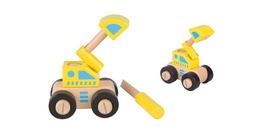 [109-13007] Manchot-Excavatrice en bois 109-13007