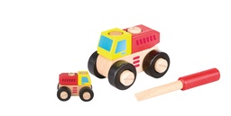 [109-13008] Manchot - Camion en bois 109-13008