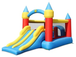 [9474] Château Gonflable avec double Toboggan - 560x255x190cm 9474