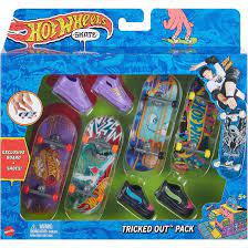 [HGT84] Hot Wheels Lot de 4 planches à roulettes et chaussures Hot Wheels Asrt HGT84 HGT84