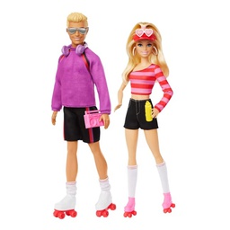 [HXK90] Barbie Coffret Barbie Et Ken Roller HXK90