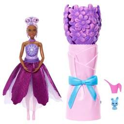 [JMF58] Barbie Poupée Pétals Pop Violette Et Accessoires JMF58