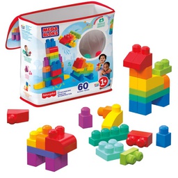 [DCH55] Fisher-Price MEGA BLOKS Sac Medium Classique 60 Briques DCH55